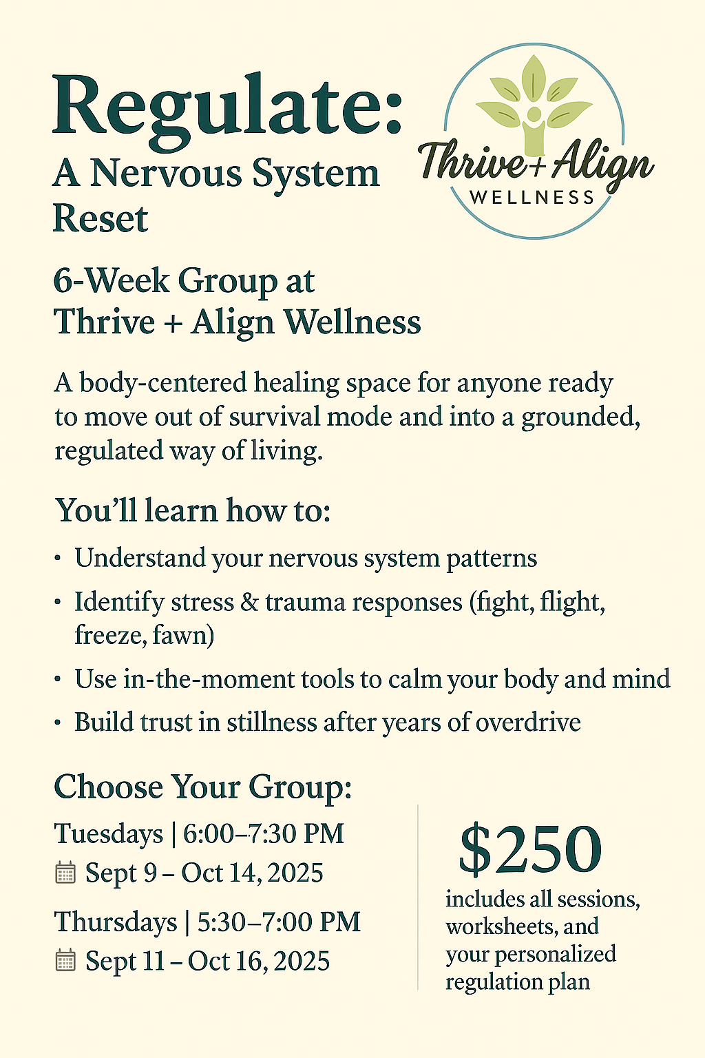 Regulate: A Nervous System Reset